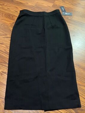 Tommy Hilfiger Black Pencil Skirt midi size 6 nwt